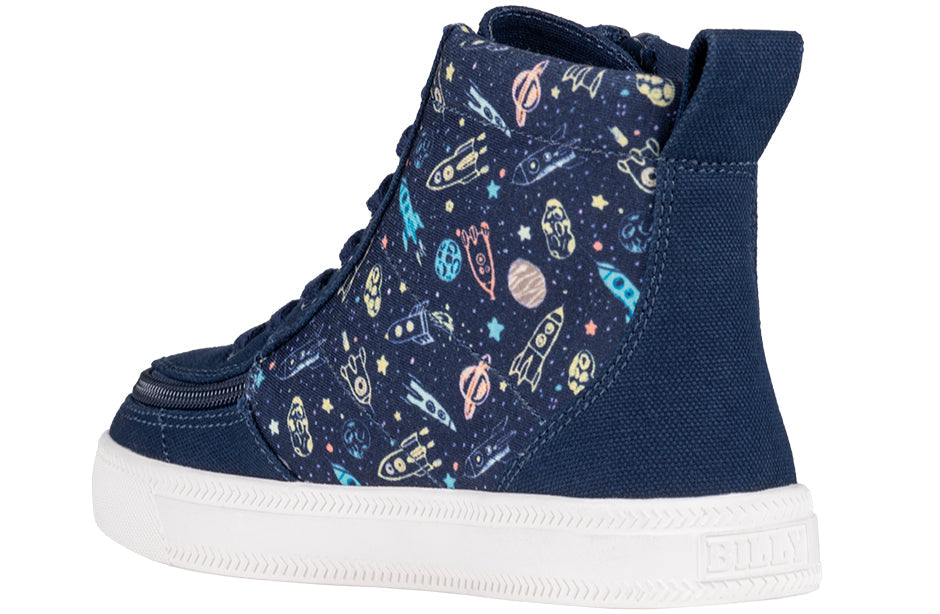 Navy Space BILLY Classic Lace High Tops