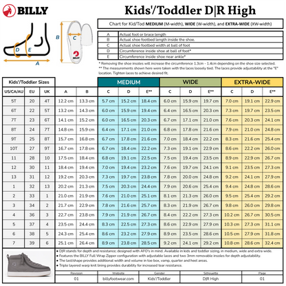 Black Multi Glitter BILLY Classic D|R II High