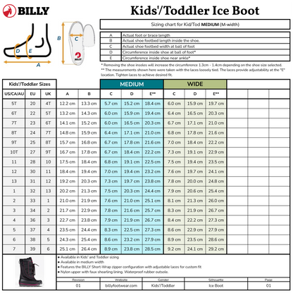 Black BILLY Ice Boot