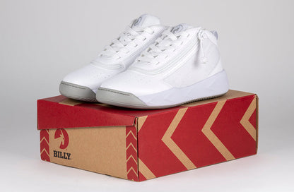 White BILLY Sport Hoop Athletic Sneakers