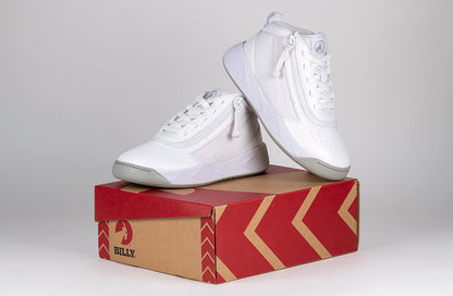 White BILLY Sport Hoop Athletic Sneakers