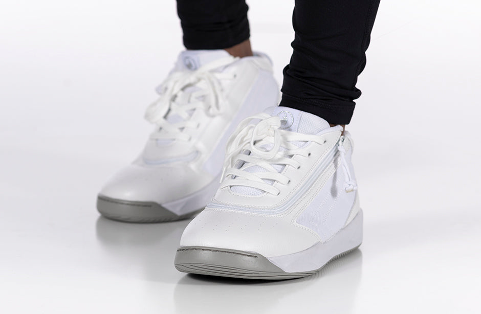 White BILLY Sport Hoop Athletic Sneakers