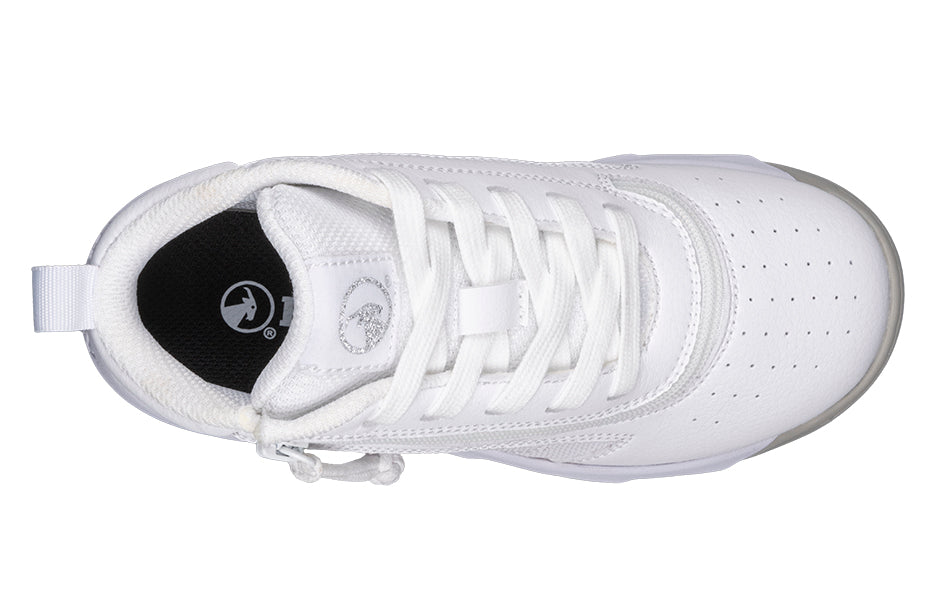 White BILLY Sport Hoop Athletic Sneakers