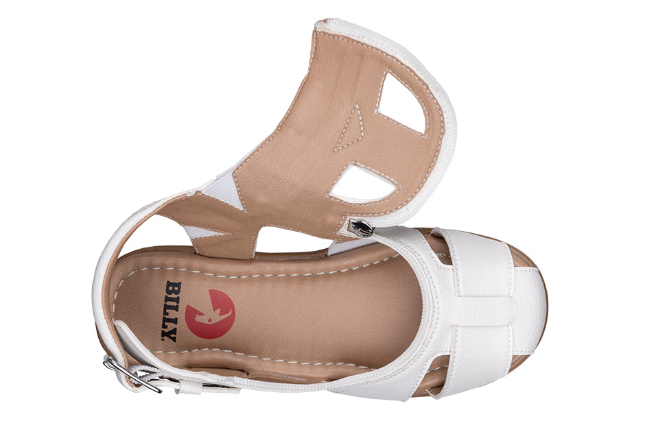 White BILLY Sandals