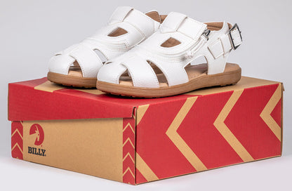 White BILLY Sandals