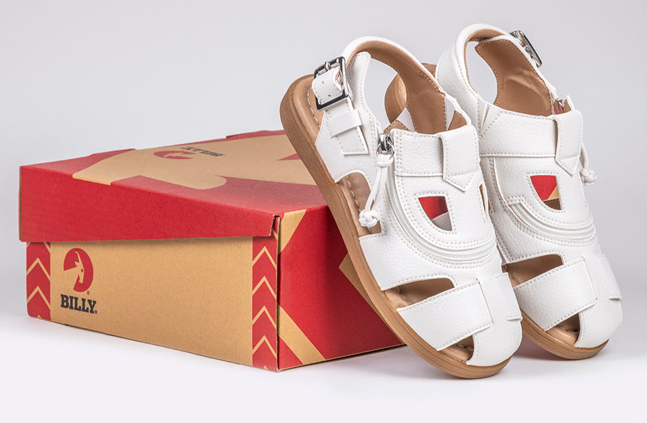 White BILLY Sandals