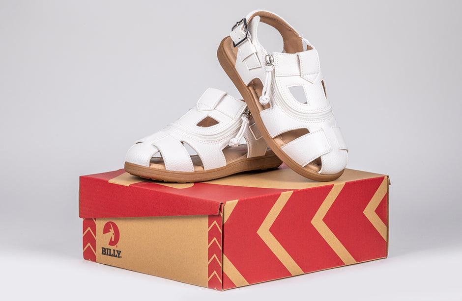 White BILLY Sandals