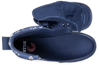 Navy Space BILLY Classic Lace High Tops