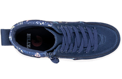 Navy Space BILLY Classic Lace High Tops