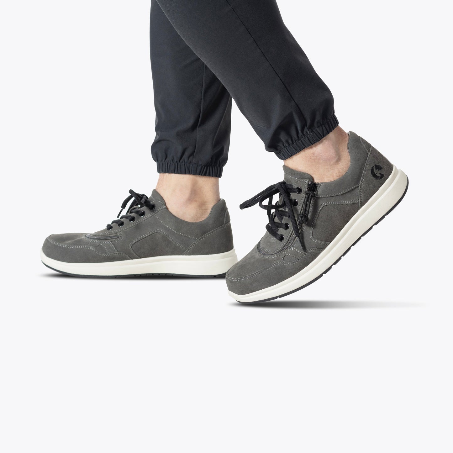 Men's Gray Suede BILLY Comfort Jogger