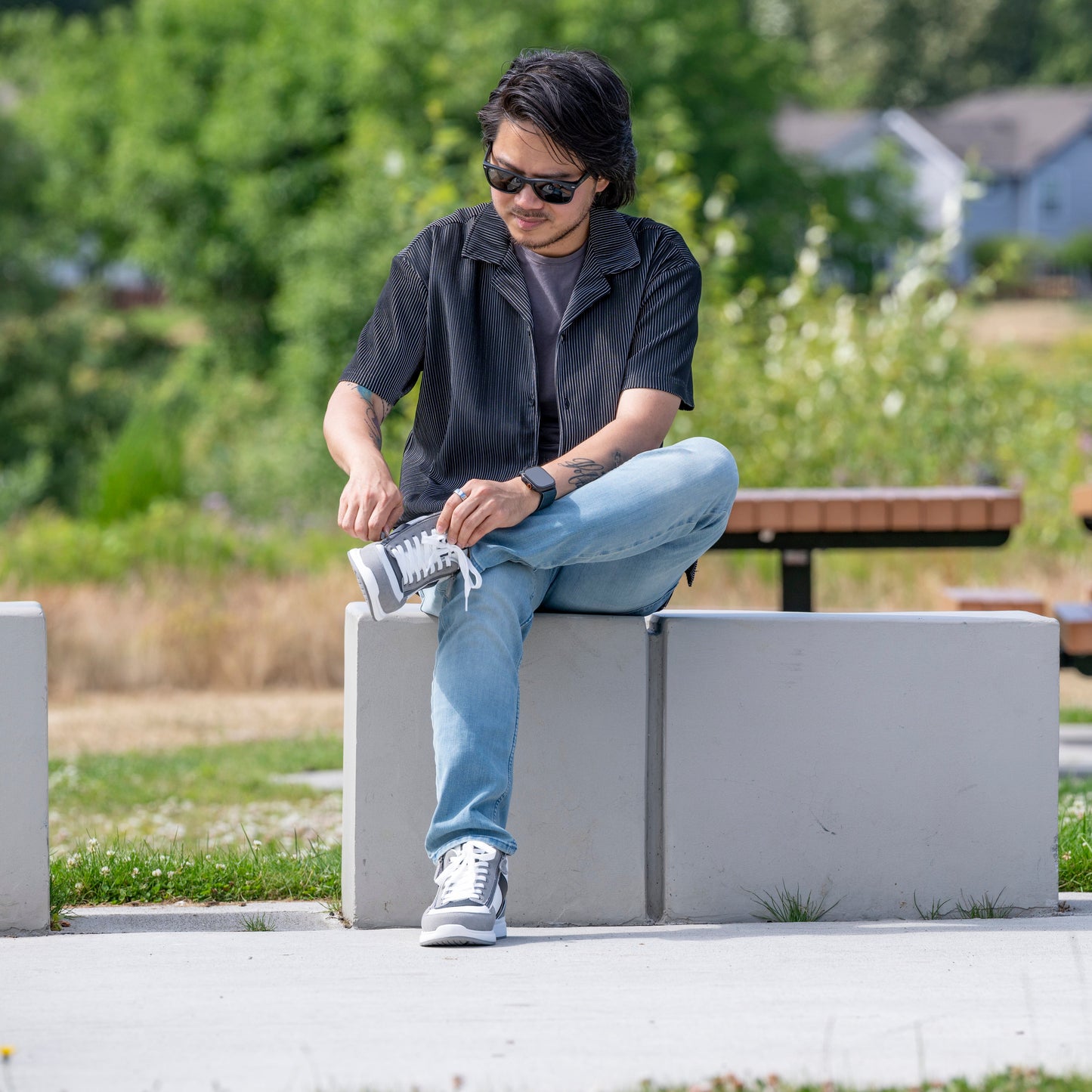 Men's White/Grey/Black BILLY Comfort DZ High