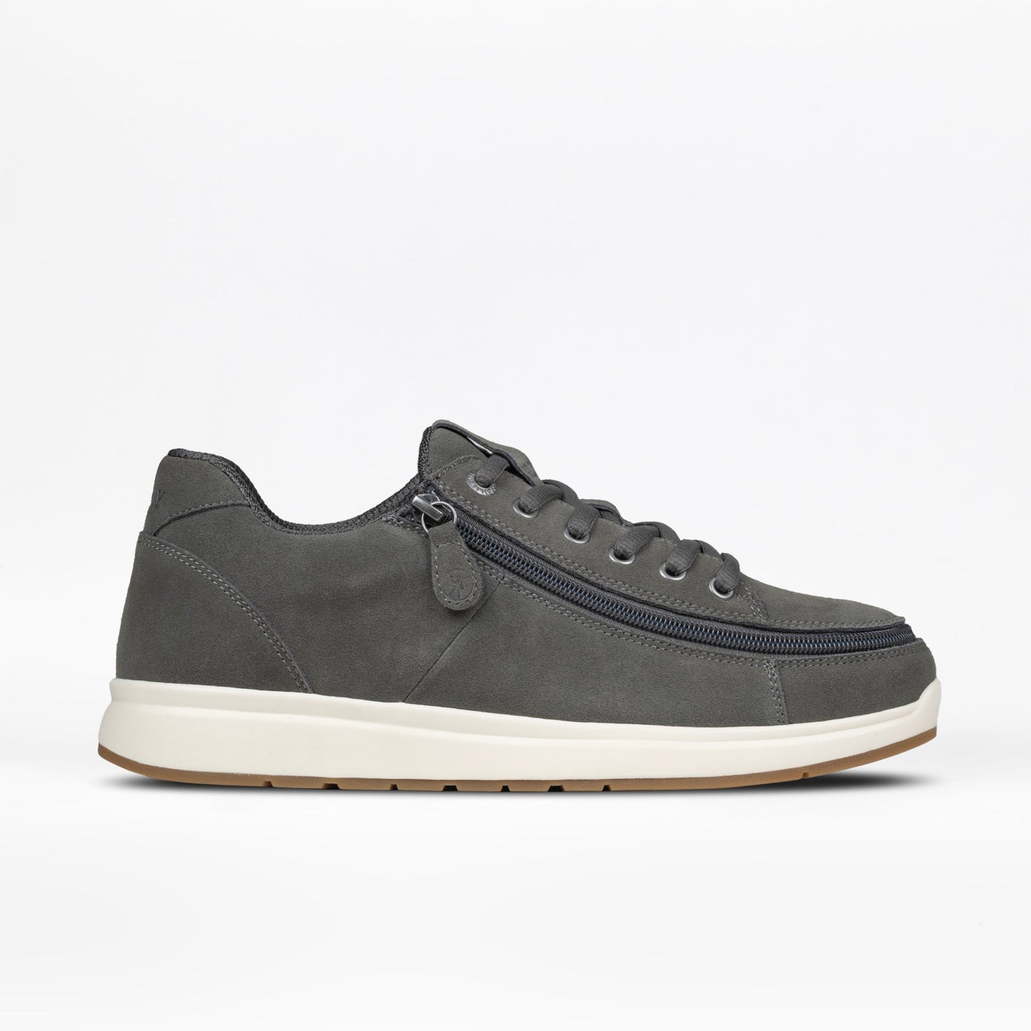 Men's Charcoal Suede BILLY Comfort Plush