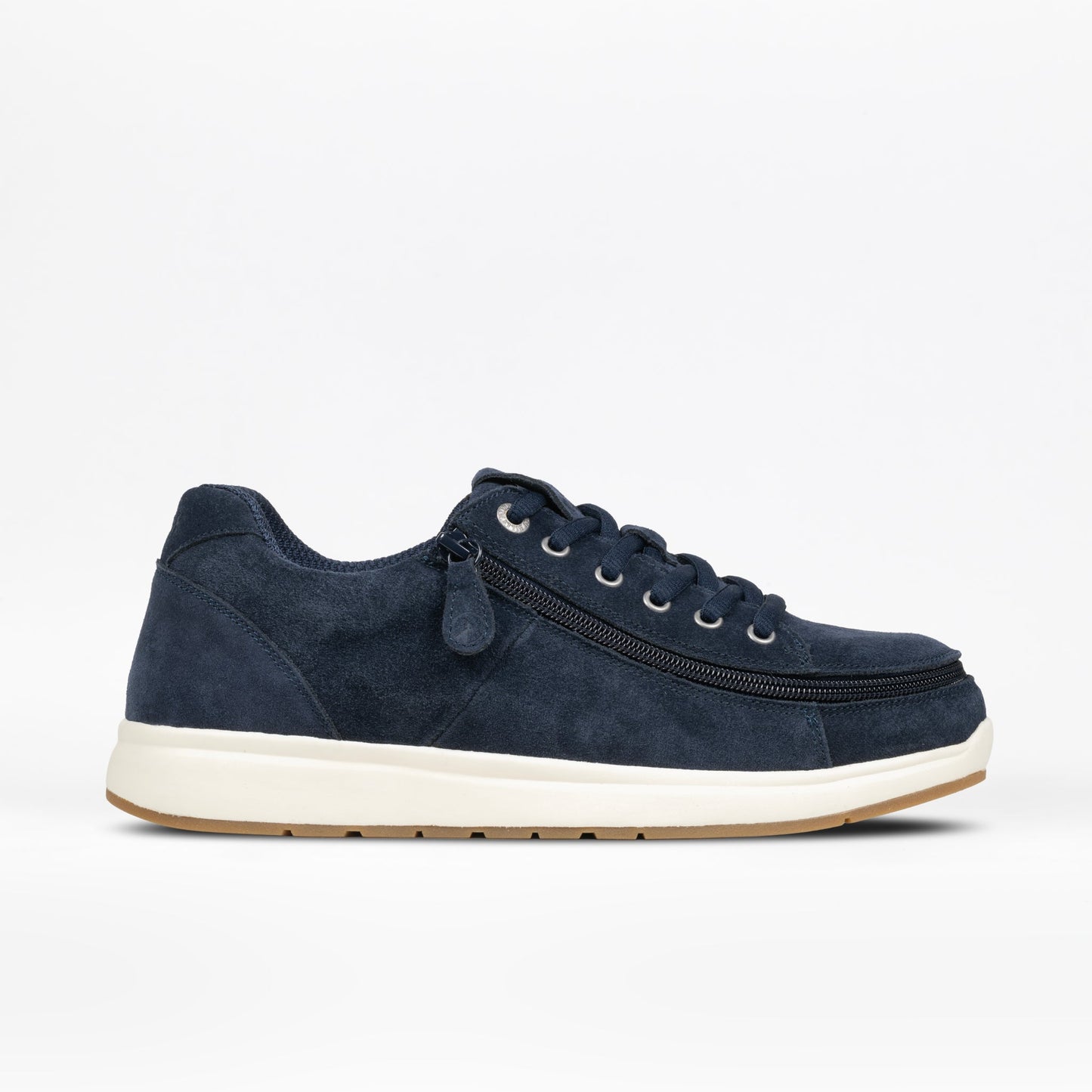 Men's Navy Suede BILLY Comfort Plush