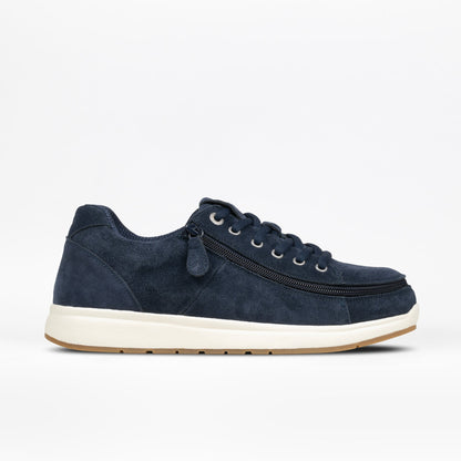 Men's Navy Suede BILLY Comfort Plush