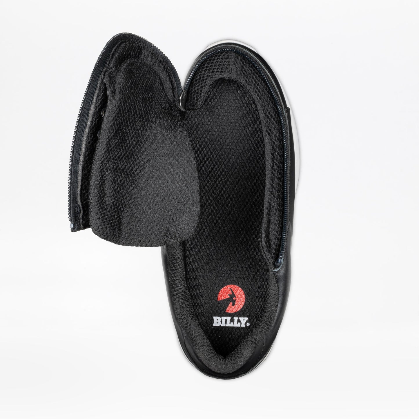 Women's Black Leather BILLY Comfort Plush